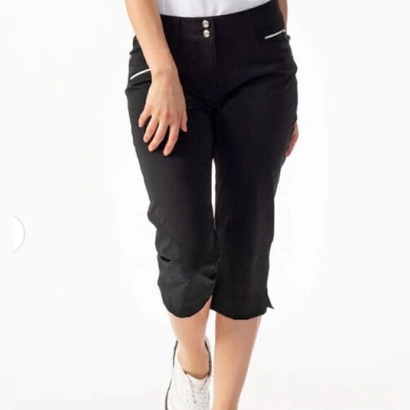 Daily Sports Pants - Daily Sports Black Miracle Capri Pants Size 4